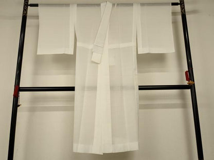 平和屋着物＊夏物 洗える最高級着物 ＜英＞はなぶさ謹製 長襦袢 絽 象牙色 洗える着物 AABC9939jd