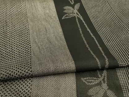 平和屋着物＊夏物 小紋 紗 草花間道 洗える着物 AABC9941jd