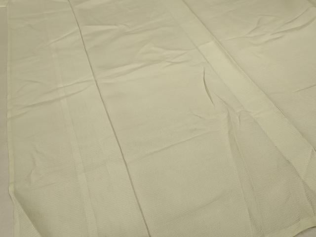 平和屋着物＊夏物 色無地 絽 生成り色 正絹 逸品 AABC9946jd