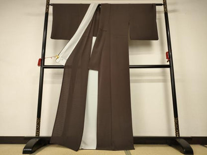 平和屋着物＊夏物 洗える最高級着物 ＜英＞はなぶさ謹製 色無地 絽 憲法色 洗える着物 AABC9948jd