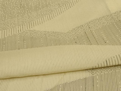 平和屋着物＊夏物 小紋 縦絽 幾何学文様 正絹 逸品 AABC9952jd