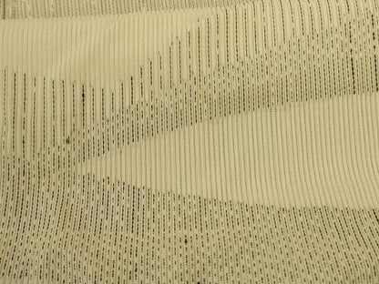 平和屋着物＊夏物 小紋 縦絽 幾何学文様 正絹 逸品 AABC9952jd