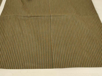 平和屋着物＊夏物　男性　馬乗り袴　縞　正絹　逸品　AABC9957jd