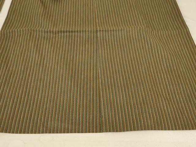 平和屋着物＊夏物　男性　馬乗り袴　縞　正絹　逸品　AABC9957jd