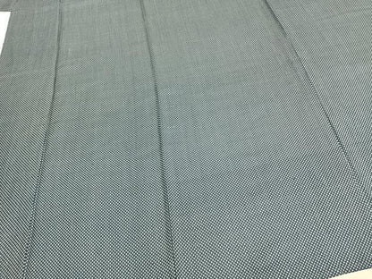 平和屋着物▽上質な紬　単衣　蚊絣　正絹　逸品　AABD0003fy