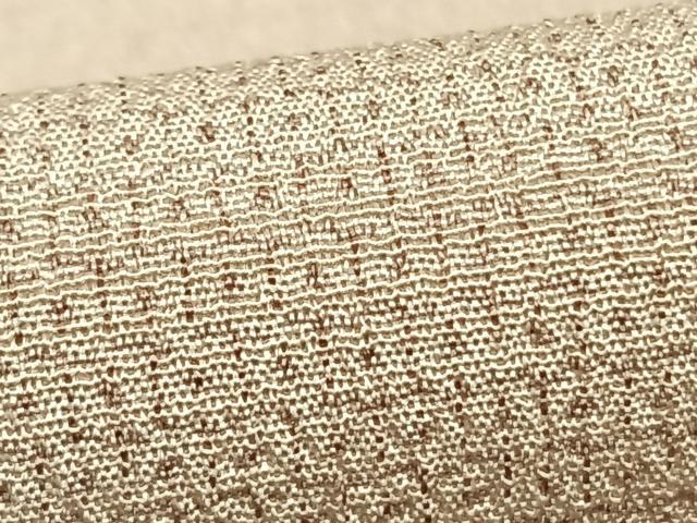 平和屋着物▽本塩沢 単衣 110亀甲 総詰め 正絹 逸品 AABD0004fy