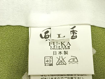 平和屋着物▽小紋 単衣 箔散らし文 洗える着物 AABD0009fy