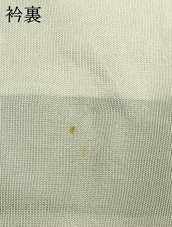 平和屋着物▽上質な紬 単衣 縞 正絹 逸品 AABD0018fy