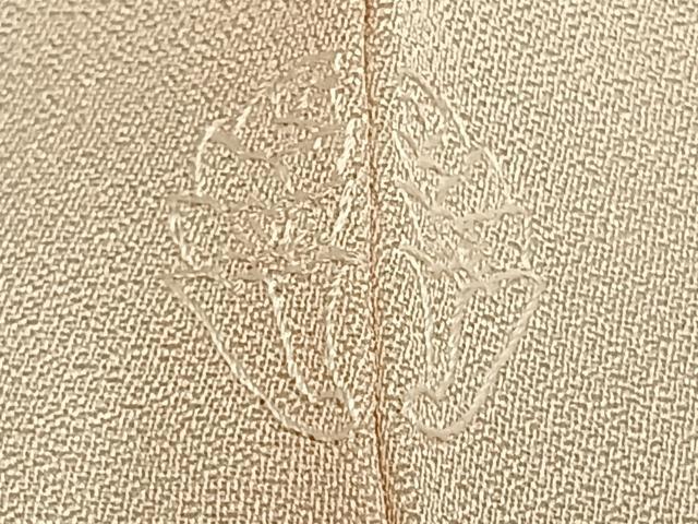 平和屋着物▽訪問着　単衣　風景花文　金彩　正絹　逸品　AABD0029fy