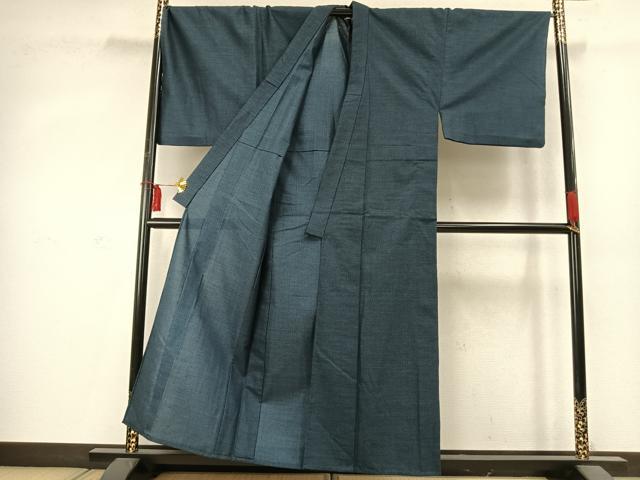 平和屋着物▽男性　単衣　小紋　霞文　AABD0039fy