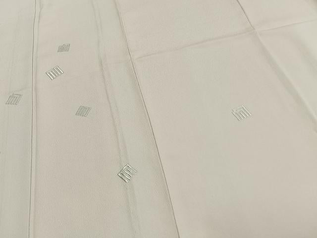 平和屋着物▽訪問着　単衣　総刺繍　源氏香　銀糸　正絹　逸品　AABD0054fy