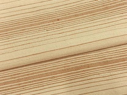 平和屋着物▽上質な紬 単衣 横段文 正絹 逸品 AABD0063fy