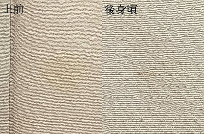 平和屋着物▽染色作家 斉藤三才 小紋 単衣 霞文 正絹 逸品 AABD0076fy