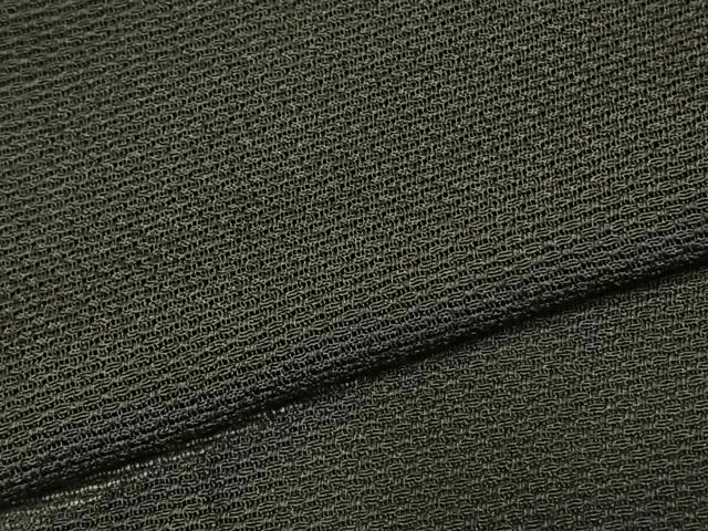 平和屋着物▽男性 長羽織 スリーシーズン 春夏秋 塵除け 黒地 正絹 逸品 AABD0086fy