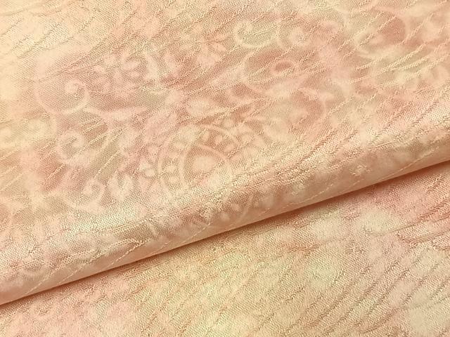平和屋着物▽上質な小紋 単衣 唐草文 暈し染め 正絹 逸品 AABD0092fy