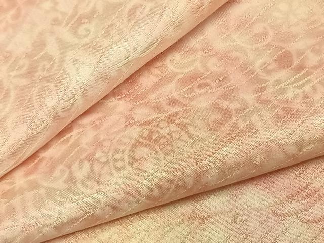 平和屋着物▽上質な小紋 単衣 唐草文 暈し染め 正絹 逸品 AABD0092fy