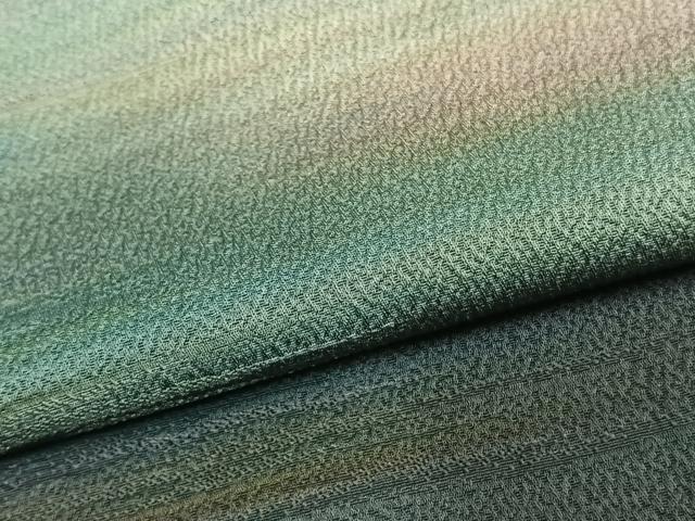 平和屋着物▽染色家 岩浅公展 訪問着 単衣 霞文 暈し染め 正絹 逸品 AABD0094fy