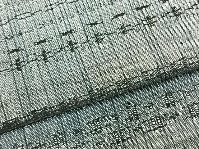 平和屋着物▽上質な紬 単衣 横段文 正絹 逸品 未使用 AABD0110fy
