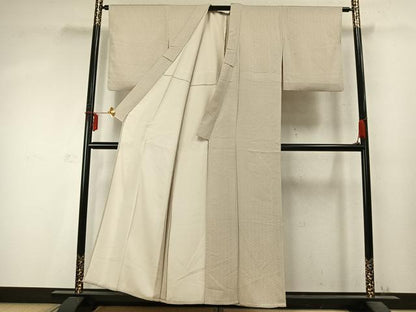 平和屋着物▽江戸小紋 単衣 花尽くし 正絹 逸品 AABD0115fy