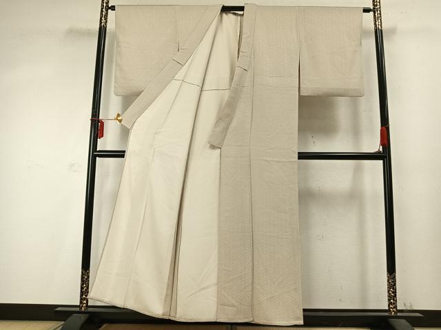 平和屋着物▽江戸小紋 単衣 花尽くし 正絹 逸品 AABD0115fy
