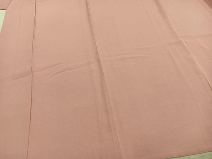 平和屋着物▽上質な色無地 単衣 虹色 正絹 逸品 AABD0117fy