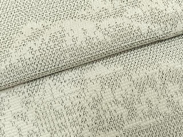 平和屋着物▽本塩沢 単衣 風景文 正絹 逸品 AABD0119fy