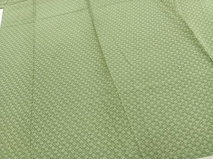 平和屋着物▽江戸小紋 単衣 花尽くし 正絹 逸品 AABD0130fy