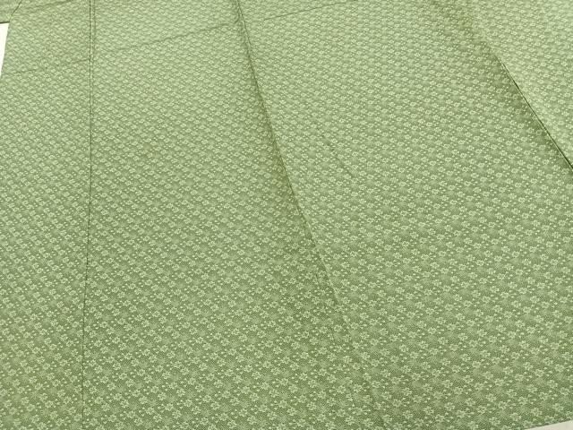 平和屋着物▽江戸小紋 単衣 花尽くし 正絹 逸品 AABD0130fy