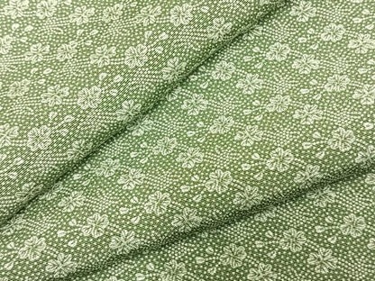 平和屋着物▽江戸小紋 単衣 花尽くし 正絹 逸品 AABD0130fy