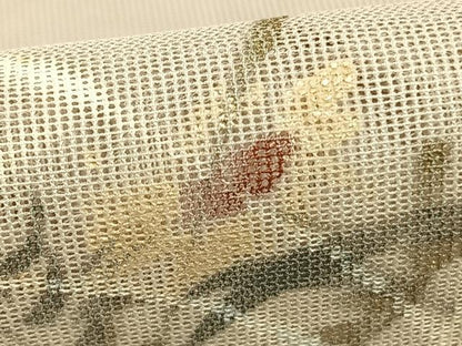 平和屋着物▽訪問着 無双 紗袷 紗×紗 手描き 風景花文 暈し染め 正絹 逸品 AABD0135fy