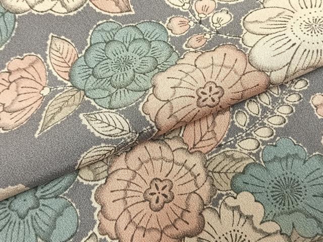 平和屋着物▽上質な小紋 単衣 辻が花 正絹 逸品 AABD0146fy