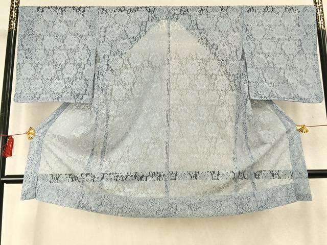 平和屋着物▽長羽織　スリーシーズン　春夏秋　塵除け　総レース　花尽くし　AABD0149fy