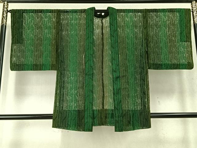 平和屋着物▽羽織 スリーシーズン 春夏秋 塵除け 間道 正絹 逸品 AABD0150fy
