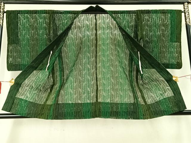 平和屋着物▽羽織 スリーシーズン 春夏秋 塵除け 間道 正絹 逸品 AABD0150fy