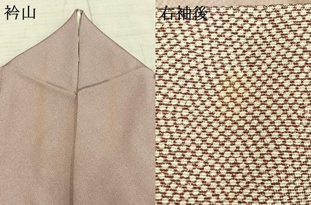 平和屋着物▽江戸小紋 単衣 作家物 立涌文 正絹 逸品 AABD0153fy