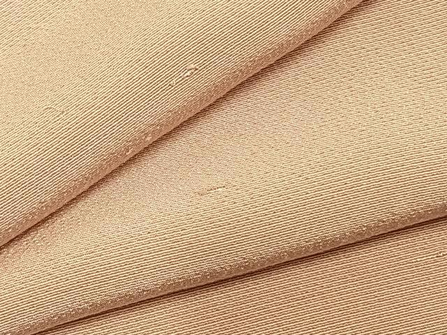 平和屋着物▽上質な色無地 単衣 お召縮緬 虹色 正絹 逸品 AABD0176fy
