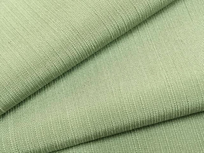 平和屋着物▽上質な紬 単衣 色無地 山葵色 正絹 逸品 AABD0190fy
