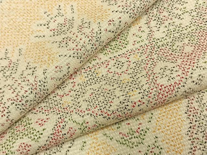 平和屋着物▽本塩沢 単衣 切嵌文 正絹 逸品 AABD0191fy