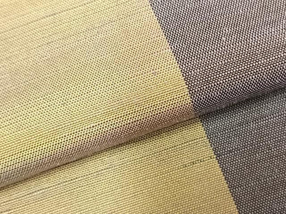 平和屋着物▽上質な紬 単衣 間道 暈し染め 正絹 逸品 AABD0229fy