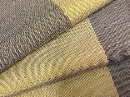 平和屋着物▽上質な紬 単衣 間道 暈し染め 正絹 逸品 AABD0229fy