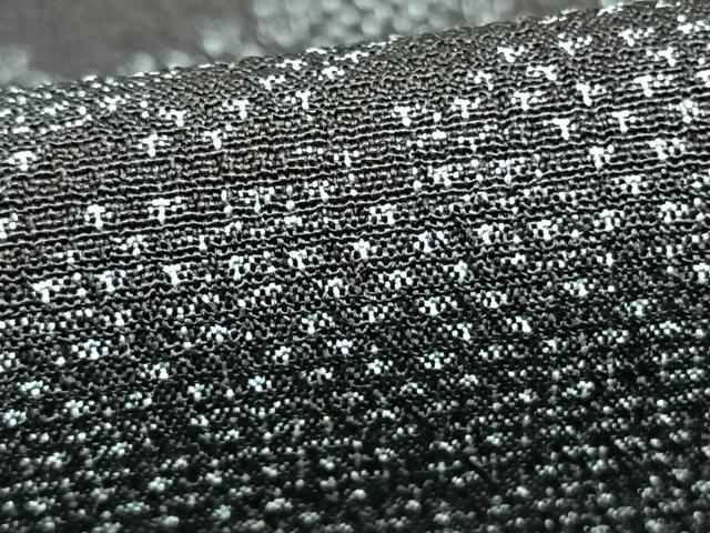 平和屋着物▽本塩沢　単衣　110亀甲　雲取り文　証紙付き　正絹　逸品　AABD0230fy