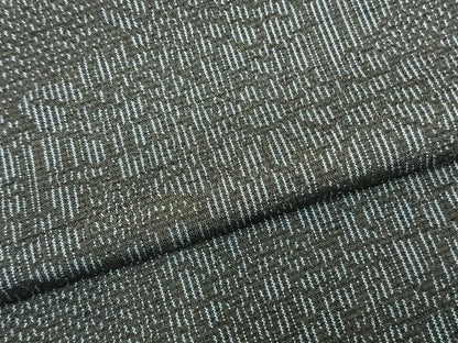 平和屋着物▽上質な紬 単衣 風景花文 正絹 逸品 AABD0237fy