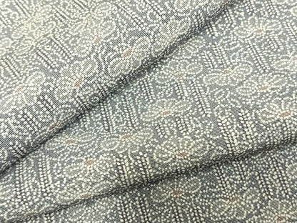 平和屋着物▽伝統工芸士 松井春男 江戸小紋 単衣 松 正絹 逸品 未使用 AABD0245fy