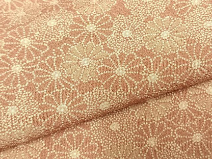 平和屋着物▽江戸小紋　単衣　花尽くし　丹後ちりめん　反端付き　正絹　逸品　AABD0266fy