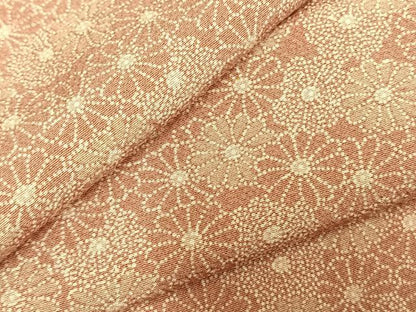 平和屋着物▽江戸小紋　単衣　花尽くし　丹後ちりめん　反端付き　正絹　逸品　AABD0266fy