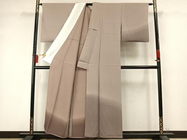 平和屋着物▽訪問着 江戸小紋 単衣 霞文 正絹 逸品 AABD0271fy