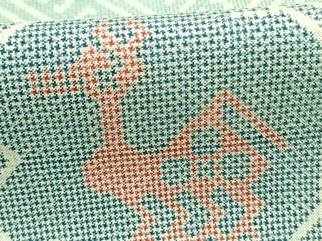 平和屋着物▽本場大島紬 単衣 有栖川文様 正絹 逸品 AABD0274fy