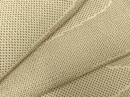 平和屋着物▽本塩沢 単衣 110亀甲 流水文 正絹 逸品 AABD0279fy