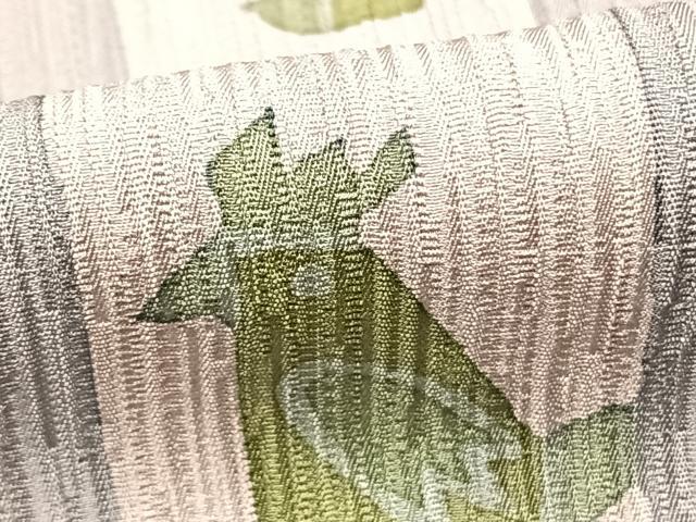 平和屋着物▽上質な小紋 単衣 間道 正絹 逸品 未使用 AABD0282fy