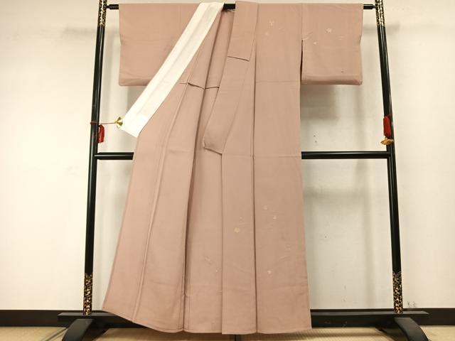 平和屋着物▽訪問着 単衣 総刺繍 舞花文 鬼しぼ縮緬 正絹 逸品 AABD0285fy